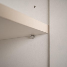 Universal Shelf Brackets, Pack of 48, Floor Support for Diameter 5 mm Drill Holes, Solid Steel Pin, Rust-Free, Shelf Holder, Shelf Support Furniture, Shelf Supports Cabinet, Shelf Pin Support