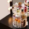 BEAUTYDISTRICTMX Organizador Acrílico Giratorio Maquillaje Cosmeticos