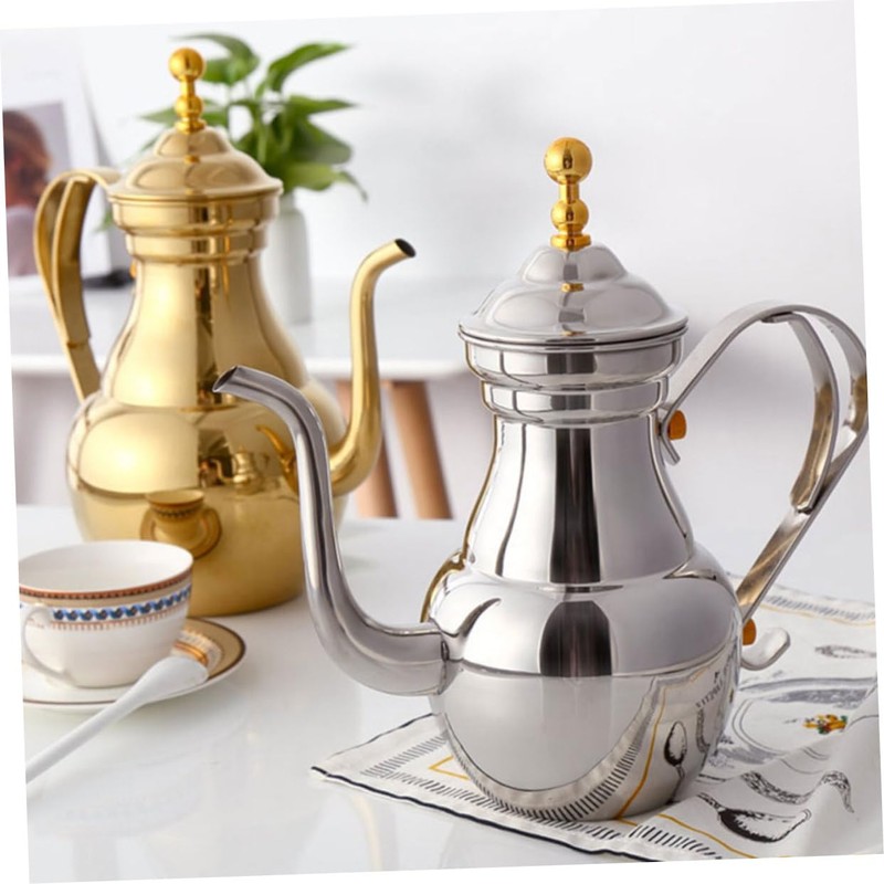 MAGICLULU Stainless Steel Pot Filter Tea Kettle Court Pot Multi-Function