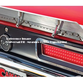 SDeelCase Silver 9.5" Bumper Lip Diffuser Splitter Spoiler Support Rod Bar for Honda Acura