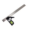 IKOPFLN Combination Square 300 mm Try Square with Spirit Level