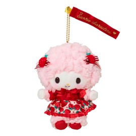 Sanrio 839060 Mascot Holder (Strawberry Shimbun 50th Anniversary), My Sweet Piano, Polyester, Nylon, Steel, For Ages 6 and Up