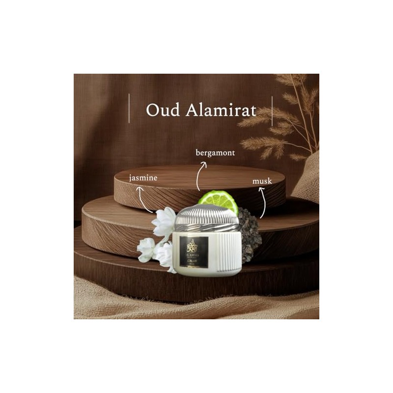 Oud Alamirat, Arabian Diffuser, 36g, Luxurious Bergamont, Jasmine and Musk