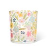 Abbott Collection Pastel Florals Votive/Tealight Candle Holder - Glass, Multicolor