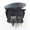 50 Caliber Racing Rocker Switch ON/Off LED Backlit -GPS -