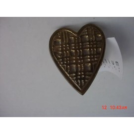 Trillium 6  Gold-Color  Heart  Napkin  Rings  NEW