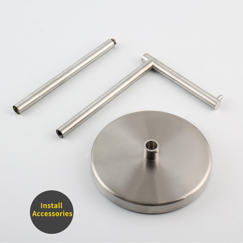GERZWY Toilet Paper Holder Free Standing SUS 304 Stainless Steel