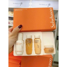 Sulwhasoo Essential Daily Routine Kit 4 Items Anti Wrinkle Moisturizing K-Beauty