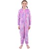 Harry Bear Girls Unicorn Onesie With 3D Ears - Purple,