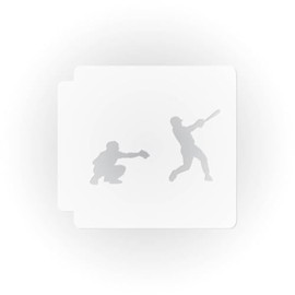 Baseball Catcher and Hitter 783-G637 Stencil (21 inch)