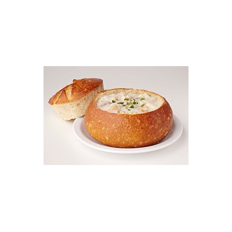 San Francisco Clam Chowder Soup with Bread Bowls