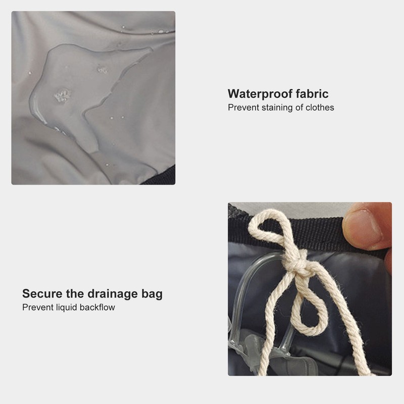 Catheter Bag Cover Concealed High Capacity Waterproof Easy to Clean
