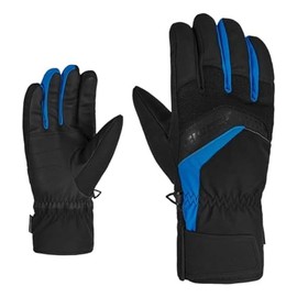Ziener Gabino Men's Ski Gloves / Winter Sports Warm Breathable Black Persian Blue 9