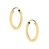 MyGold Women's Creole Earrings Yellow Gold White Gold 333 /