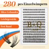 B&Q Manga Lashes Eyelash Extensions - 280 Pieces Cluster Lash,