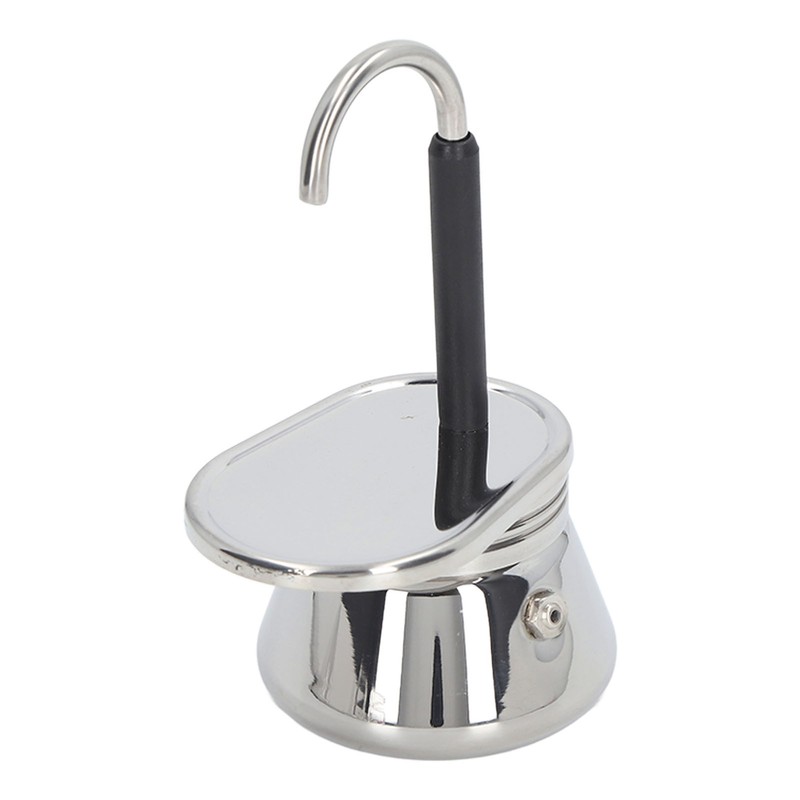 Single Spout Mocha Pot Stainless Steel Lightweight Italian Coffee Maker