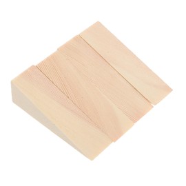 VILLFUL 4Pcs Wooden Door Stopper Wedge Non Slip Door Stoppers for Heavy Doors Stylish Floor Door Stoppers for Home Office Commercial Use