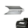 Ranzek クローム ビレット サドルバッグ ラッチカバー for ツーリング ハードバッグ 1993-2013対応
