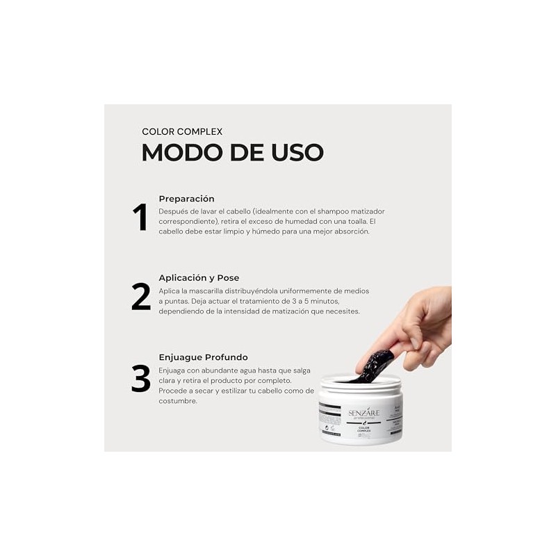 Senzáre Professional Color Complex Mascarilla Negra Matizadora 280ml