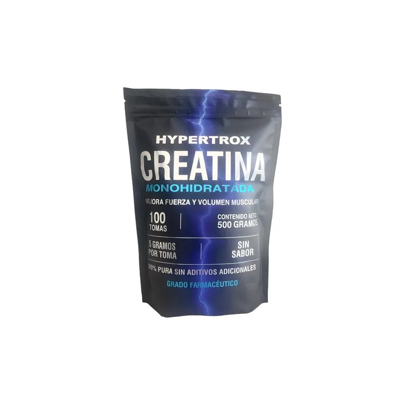Creatina Monohidratada Usp 500g Micronizada Sin Sabor 100tom