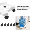 KOBSAINF 5 Gallon Bucket Dolly with 5 Smooth-Rolling Swivel Casters,75