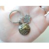 World's Greatest Mom Bronze World Globe Keychain