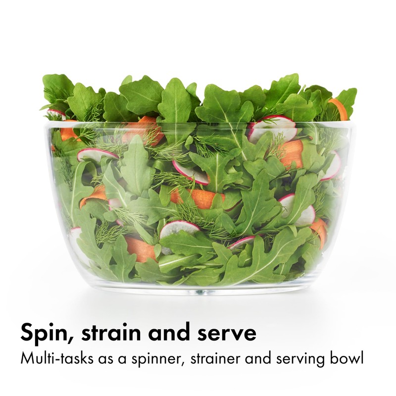 OXO Good Grips Little Salad & Herb Salad Spinner, Fruit