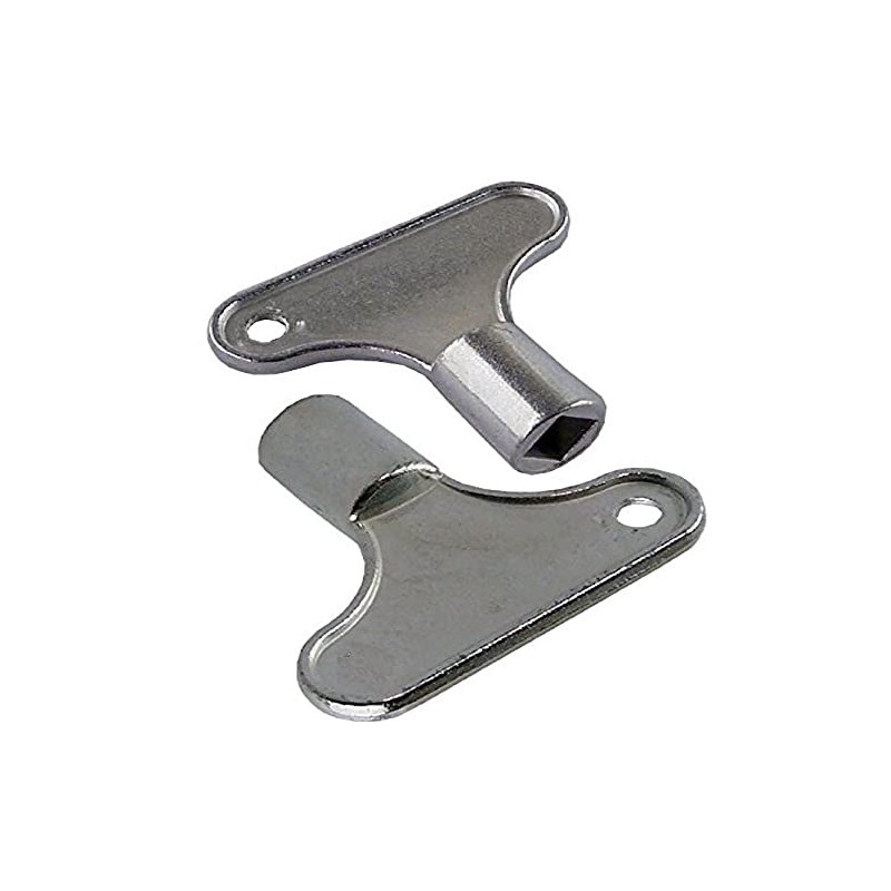 Merriway BH03438 (4 Pcs) Alloy Radiator Key - Pack of