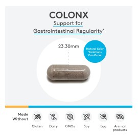 Xymogen Colonx Cápsulas 120 Mg Citrato Aloe Triphala