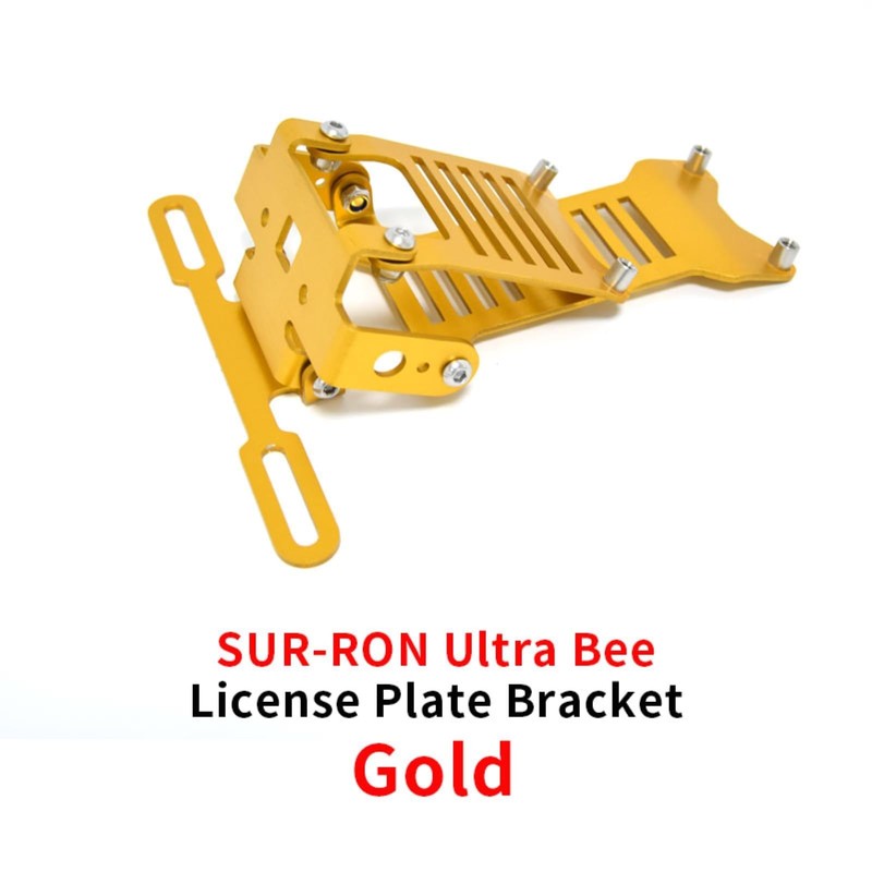 Motorcycle License Plate Bracket Mount for Surron Ultra Bee,CNC Aluminum