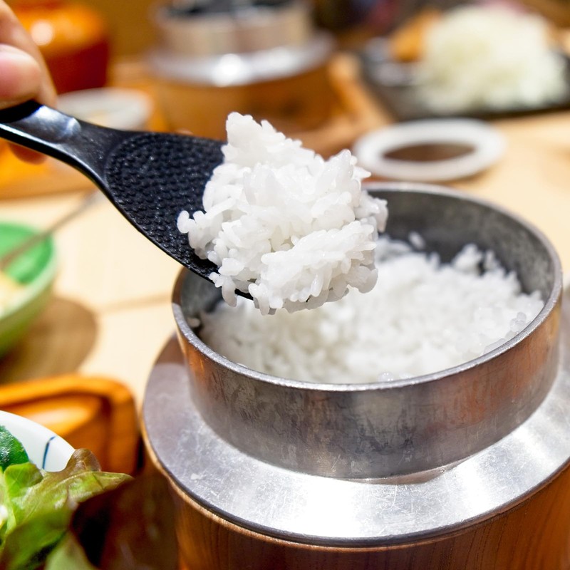 UXCell Silicone Rice Paddle and Spoon - Non-Stick, Heat Resistant,