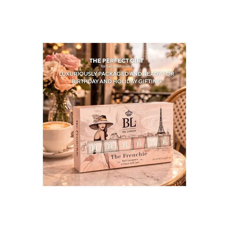 BL The Frenchie, French Manicure Nail Polish Set, Nude Nail