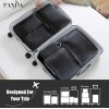 PANDA JOYS 4‑Piece Compression Packing Cubes Set –Expandable Travel Organizers