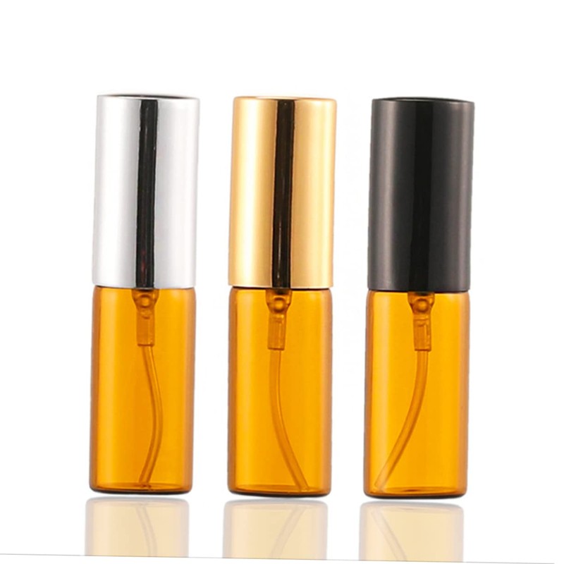 WOONEKY 6 Pack 5ml Travel Bottles Pump Refillable Essential Oil