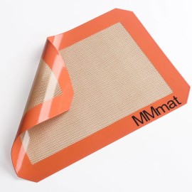 MMmat Silicone Baking Mat - Best German Silicone - Non Slip Silicone Baking Sheet - 1 Quarter Sheet