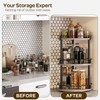 YATINEY 3-Tier Lazy Susan Organizer, Rotating Spice Rack, Spinning Organizer,