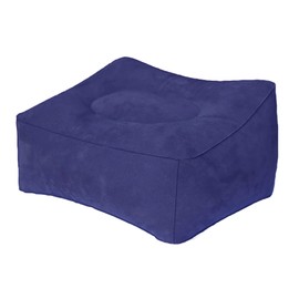 MYFON Inflatable Travel Pillow, Inflatable Travel Foot Rest Pillow, Leg Rest Pillow for Cars, Home, Office, Trains, Airplane, Blue