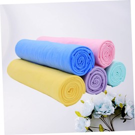 SUPVOX Synthetic Car Wash Towels 5pcs Set 43x32CM Soft Extendable Non-Scratch Cleaning for Auto