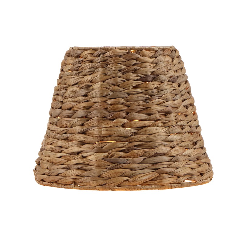 Aspen Creative 32986, Empire Water Hyacinth Spider Shade, 6" Top