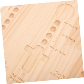 NUOBESTY Bead Board Beading Tools Beading Board Bead Rosary Board Bead Making Tray Necklace Bracelets Bead Design Board Ead Boards for Jewelry Making Bracelet Board Beading Tray