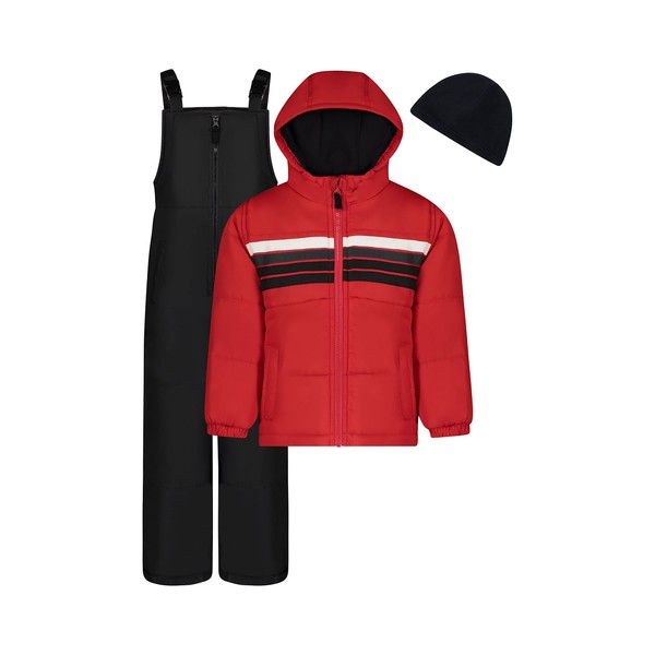 Weather Tamer Boys' 3-piece Heavyweight Bib Snowsuit Jacket and Snow