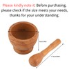 Mortar and Pestle,Jadeshay Manual Pestle and Mortar Garlic Grinder Spices