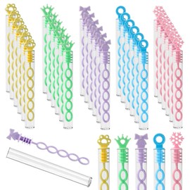 Kinderseifenblasen 36 Stück Geeignet für Kindergeburtstage Mini Seifenblasen Spielzeug Kinderparty Gastgeschenke Ohne Flüssigkeit Geeignet für Kinderpartys Hochzeiten Standesamt Outdoor Spielzeug