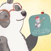 Mr. & Mrs. Panda Flaschenuntersetzer Baseball Schlag - Geschenk, Sport,