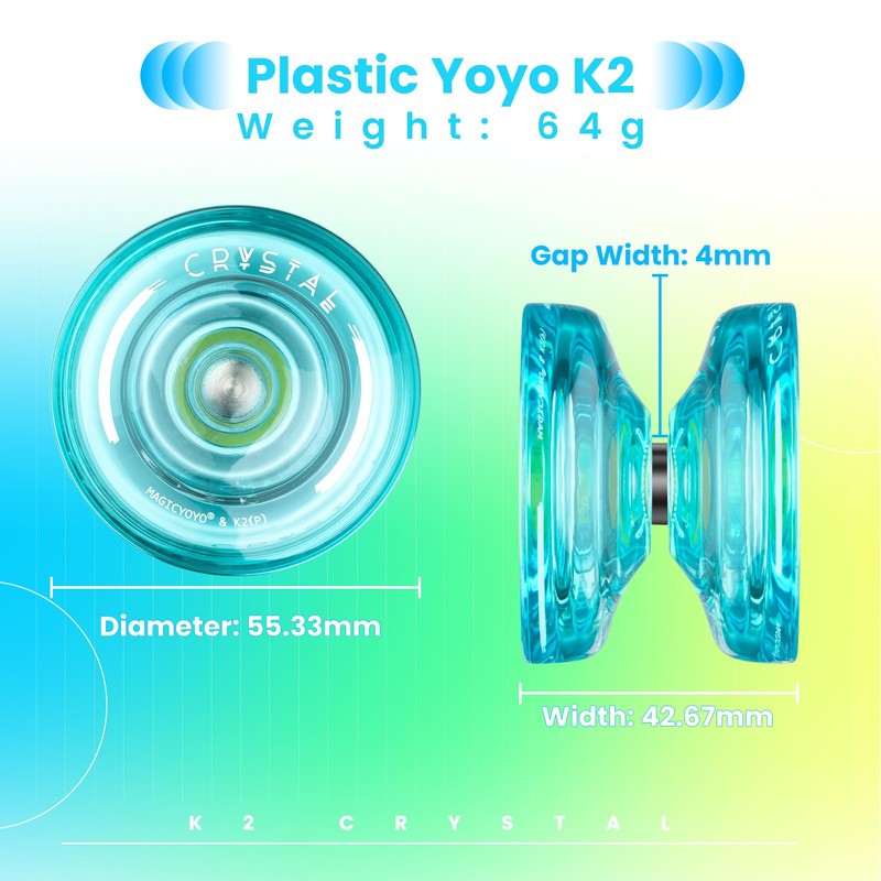 MAGICYOYO K2 Plus Responsive Yoyo for Kids 8-12 , Dual
