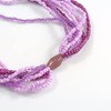 Avalaya Long Multistrand Glass Bead Necklace In Shades of Lavender/Purple