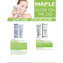 Maple SEBUM Cream 50 mL Moisturizes, soothes and regulate a sebum production of oily skin and skin with imperfections, 1.7 fluid_ounces