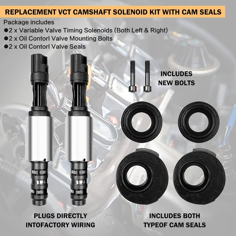 Dade 2 Set VCT Camshaft Variable Valve Timing Solenoid Set