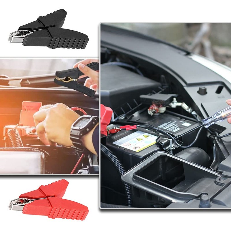 Crocodile Clips 2 Pack Butterfly Type Insulative Full Protective Alligator