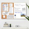 ARCOBIS Cork Board White Board Combo, 36 x 24 Inch